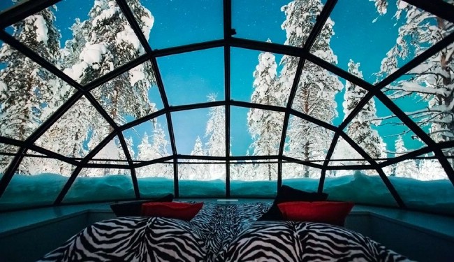 Imagine Sleeping in a Tiny Glass Igloo Under the Stars