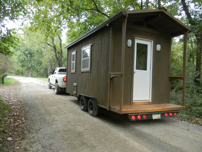 The Yahini Butterfly Cabin is 8 x 18 Feet of Genius Design