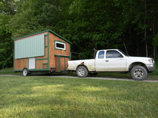 This 8’ x 14’ Off Grid Cabin is a Tiny House Dream Come True