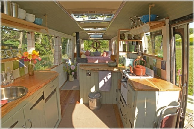 Stay in a Tiny Converted Panoramic Bus in Lovely Herefordshire