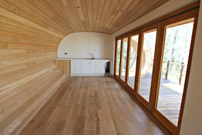 The Fibonacci Tree House Combines Modern and Rustic Elements