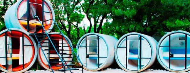 Spend the Night In a Tiny Tube In a Beautiful Park