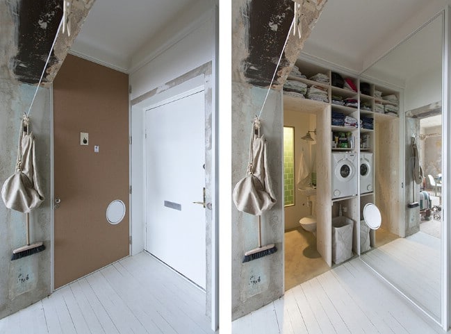 This Tiny Stockholm Apartment Was Once a Furniture Storage Unit