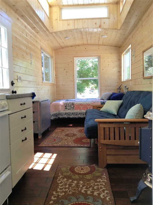The Blue Caboose Is the Rustic Tiny House You’ve Been Pining After