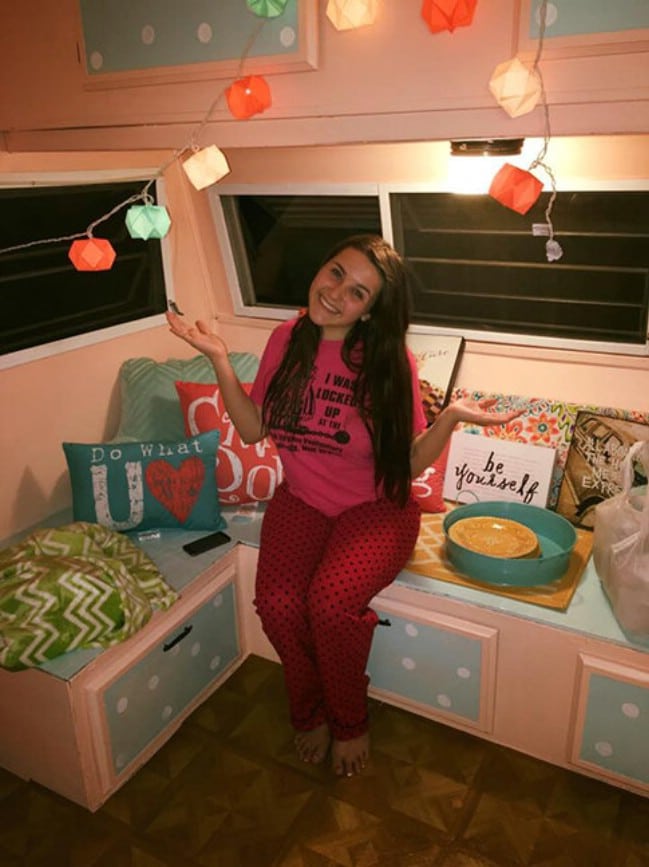 14-Year-Old Renovates Old Camper Into Luxurious “Glamper”