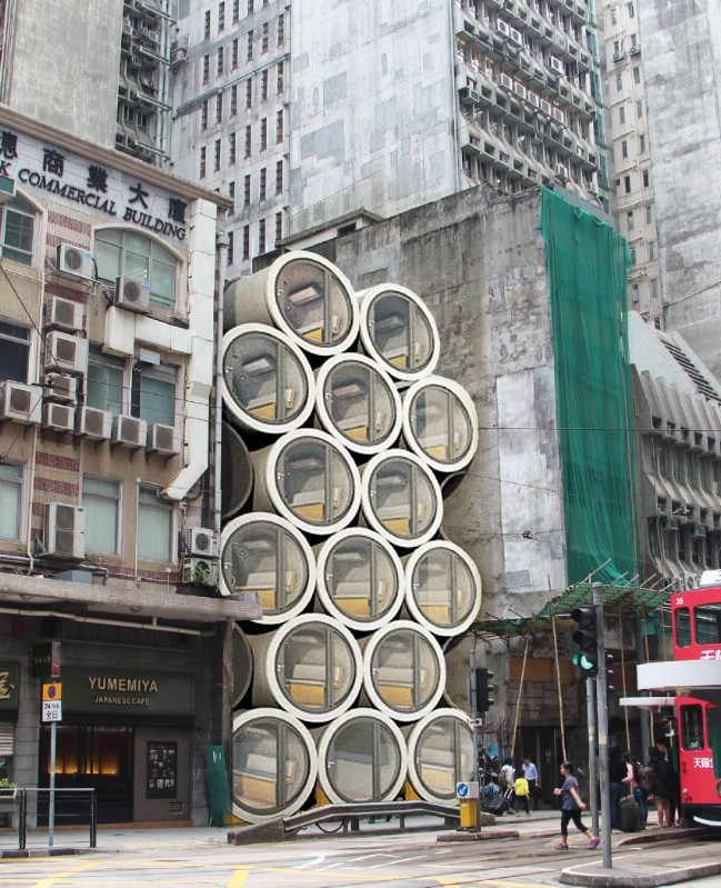 Imagine Living in a Fully Equipped Tiny Concrete Tube