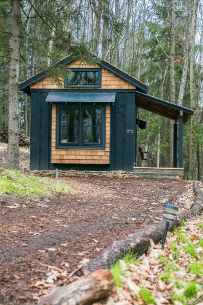 The MoonShadow is an Intimate Cabin for Two in the Woods