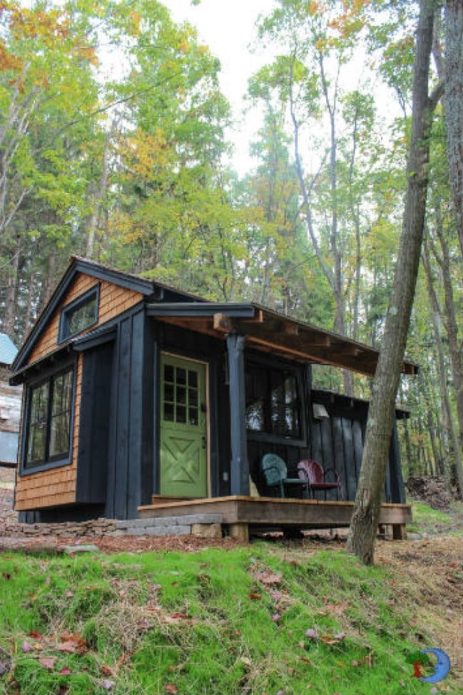 The MoonShadow is an Intimate Cabin for Two in the Woods