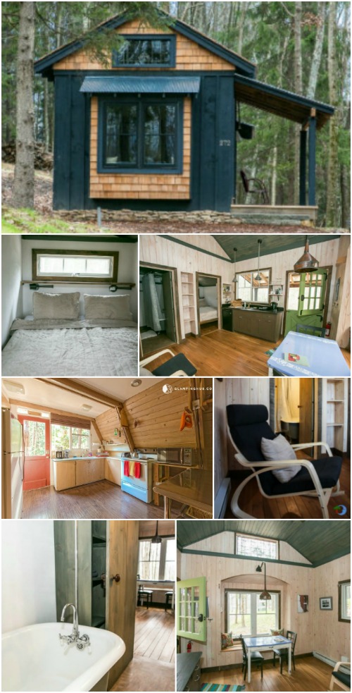 The MoonShadow is an Intimate Cabin for Two in the Woods - Tiny Houses