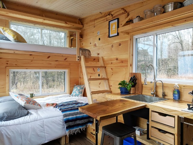 Stay in 160 Square Feet of Rustic Woodland Luxury at Penner Cabin in Ontario