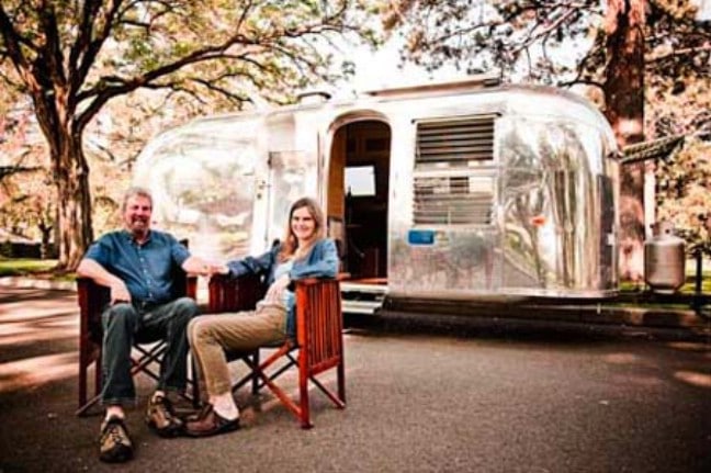 Check Out This Couple's Gorgeous Upgraded Vintage Airstream
