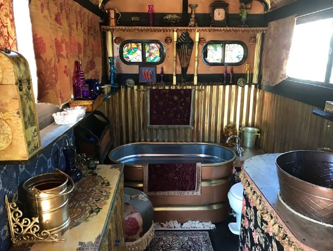 This Tiny House Looks Like a Train Car Straight Out of the Victorian Era