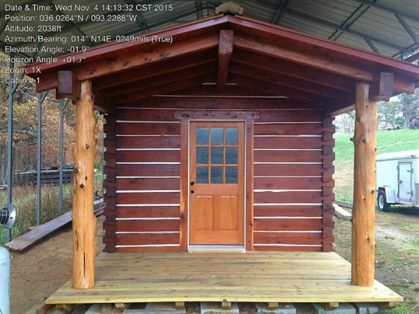 This $21,000 Log Cabin Is a Portable Rustic Gem {For Sale}