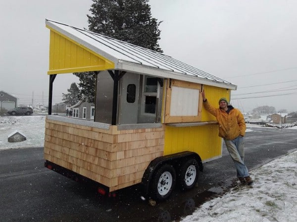 This Tiny Food Cart Is Adorable and Economical {For Sale}