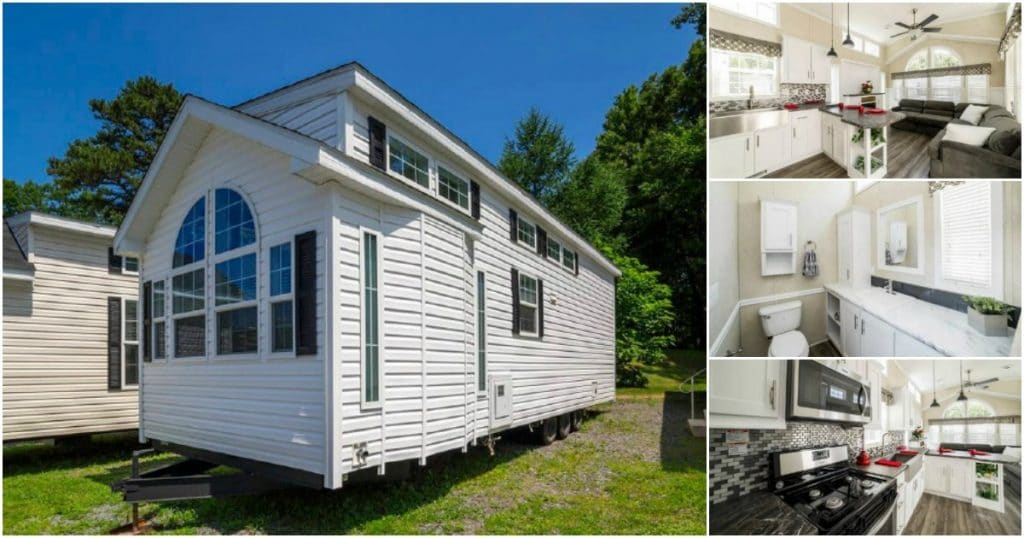 This Tiny House Features a Spacious Bedroom Full of Windows - Tiny Houses