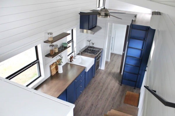 The Juniper is a Modern Tiny House With a Vivid Color Scheme
