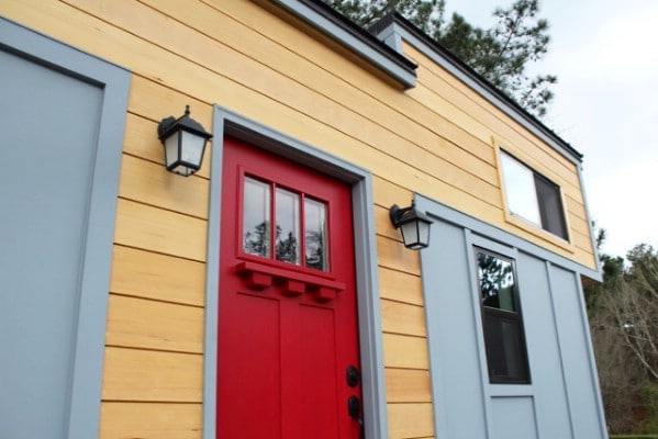 The Juniper is a Modern Tiny House With a Vivid Color Scheme