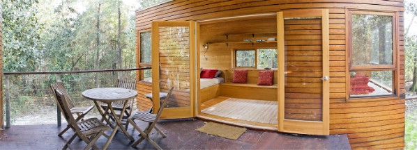 Stay in a Modern Treehouse at Coldwater Gardens