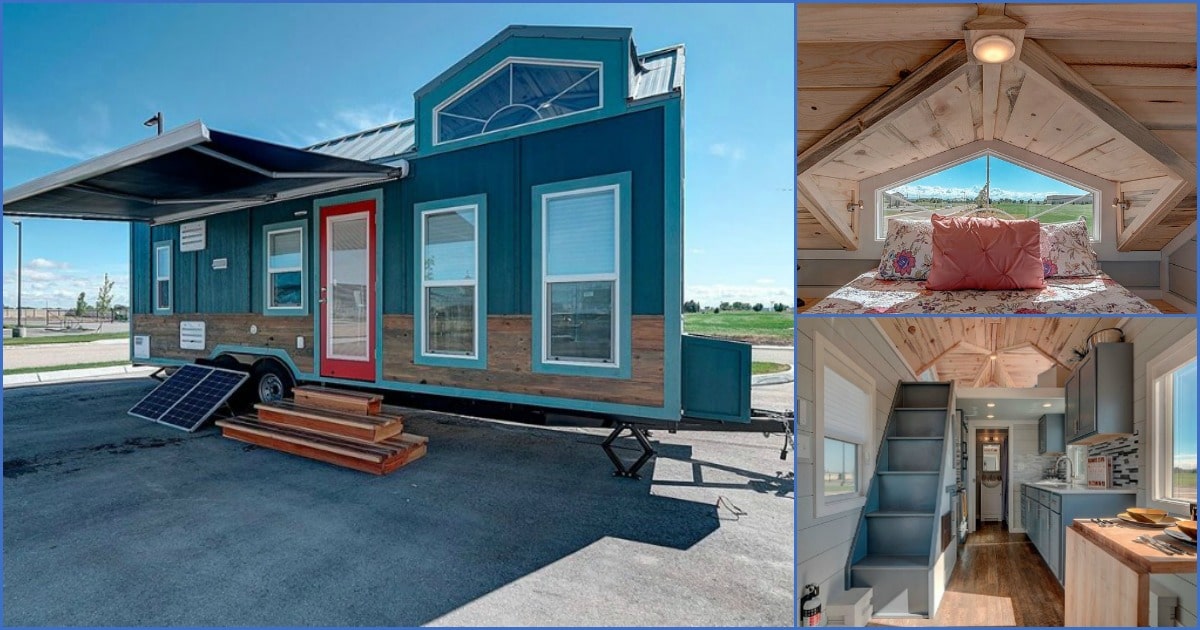 The K2 Tiny House by Tiny Idahomes LLC Features a Breathtakingly Airy ...