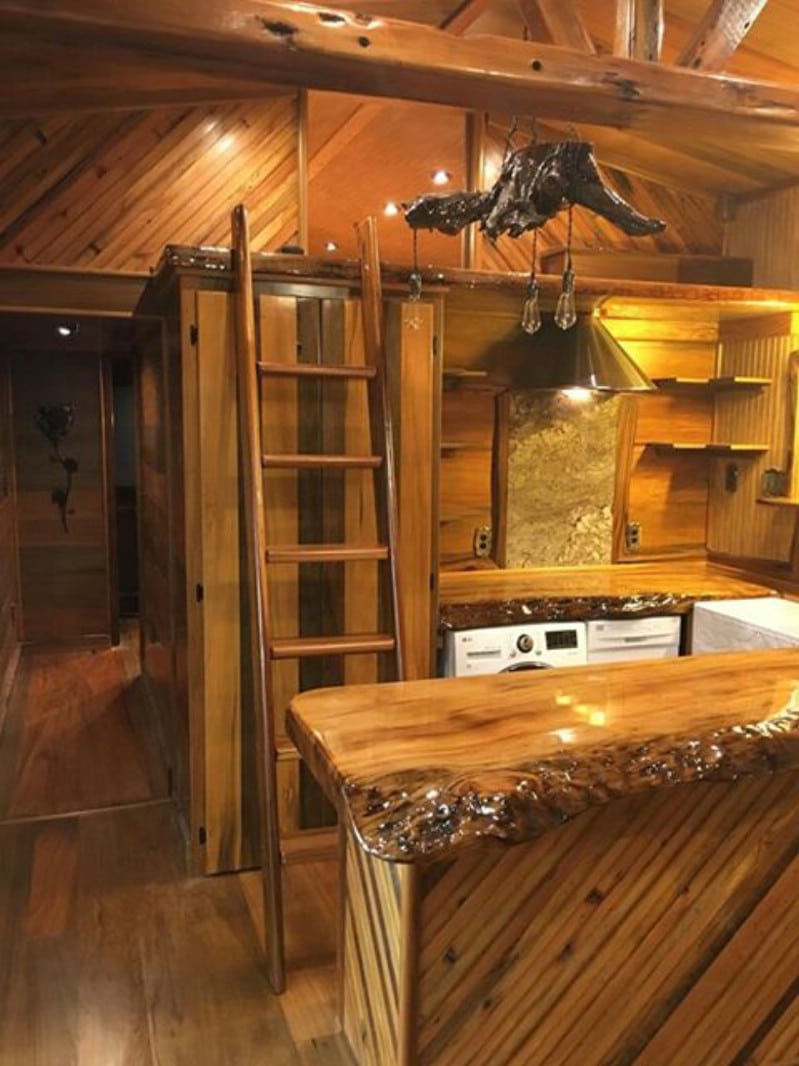 Rose Bud is the Gorgeous Luxury Rustic Tiny House That Proves Less is More
