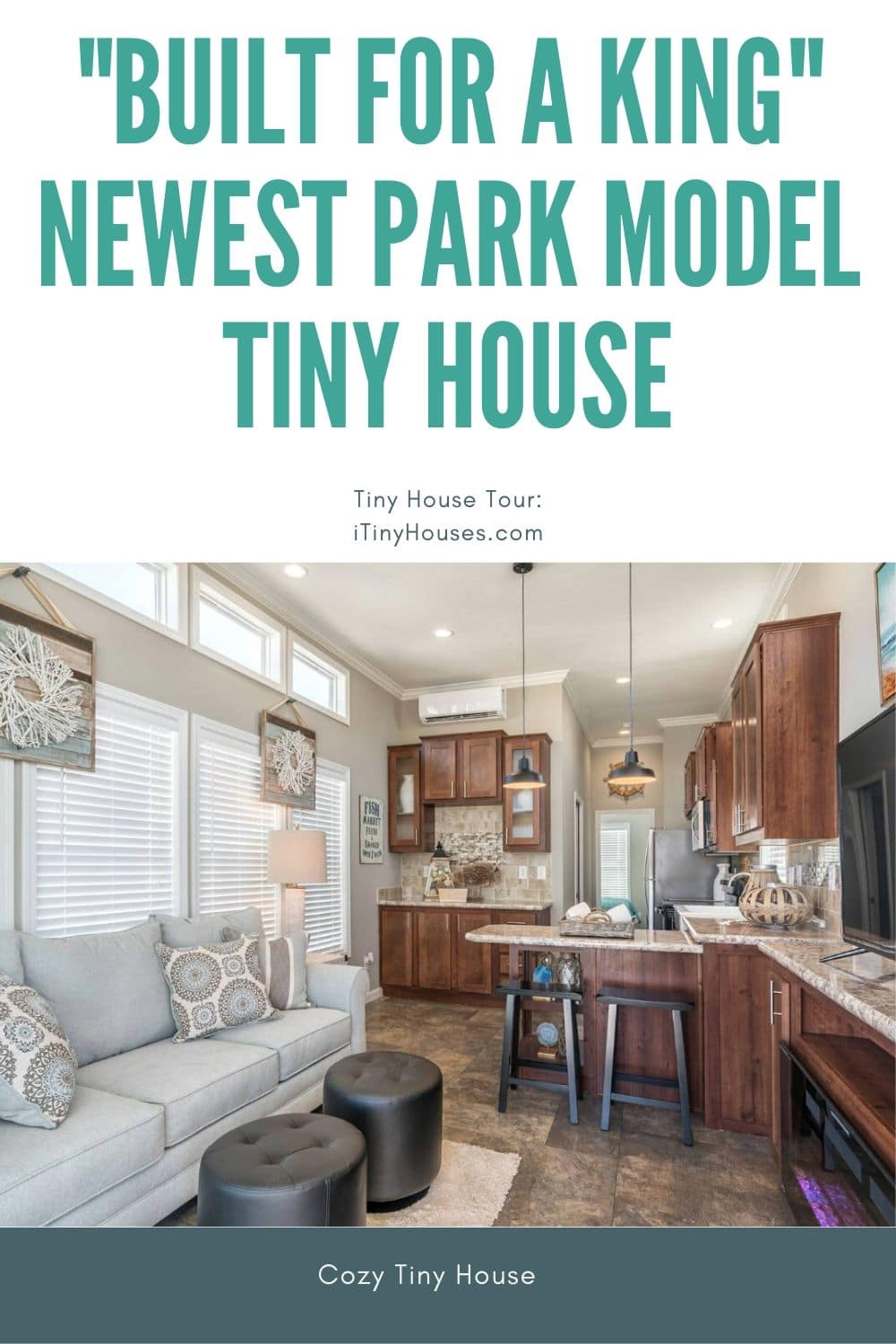 "Built for a King" Newest Park Model Tiny House - Tiny Houses