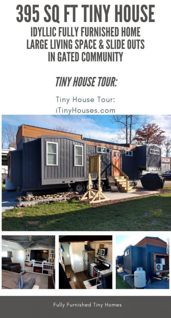 Fully Furnished Tiny House Collage