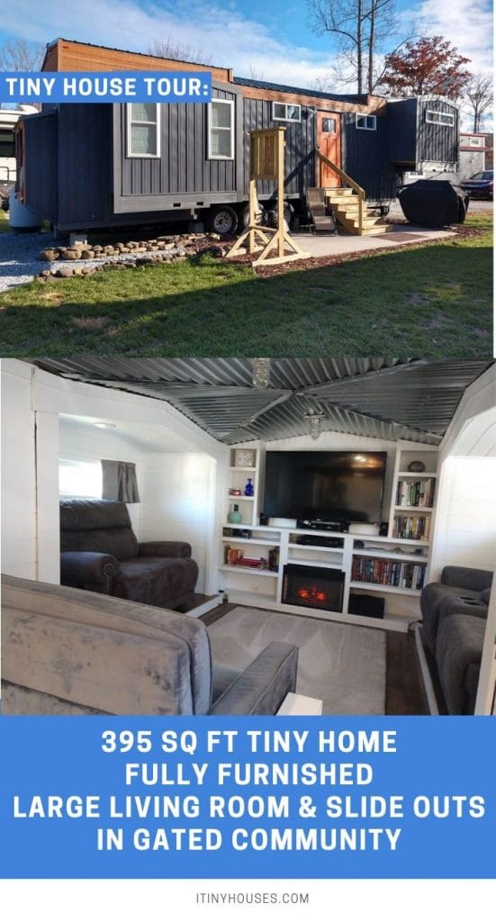 Fully Furnished Tiny House Collage