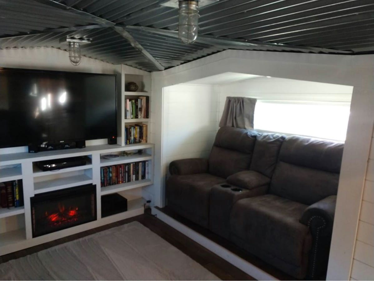 Living room in tiny home
