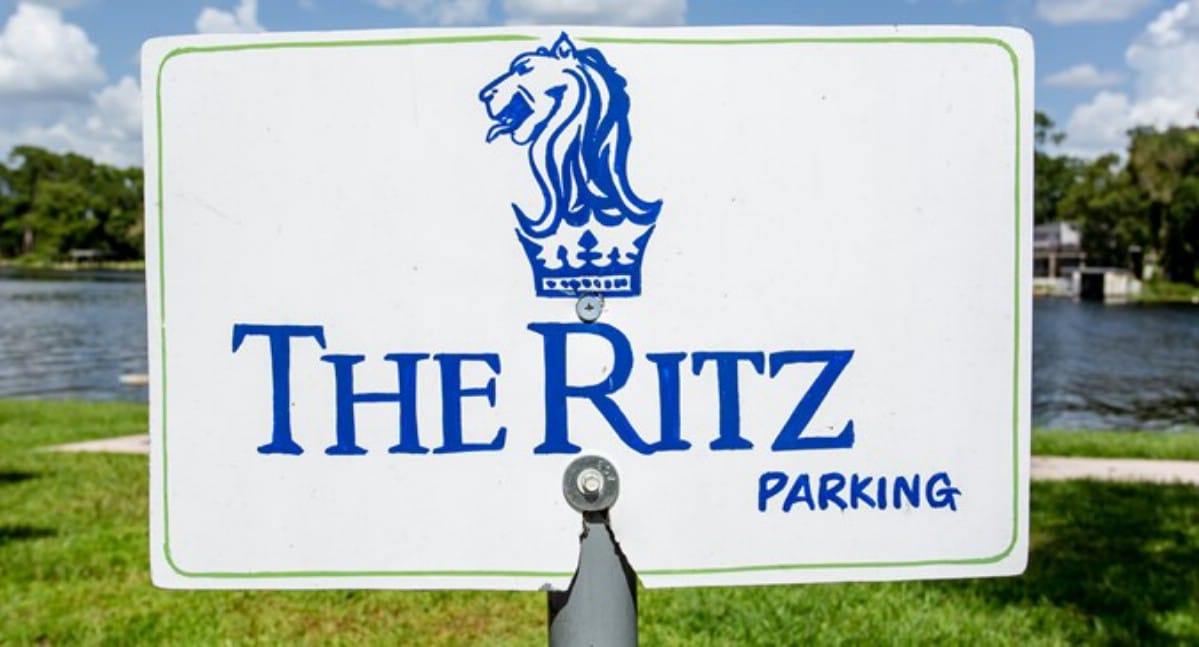 The Ritz sign