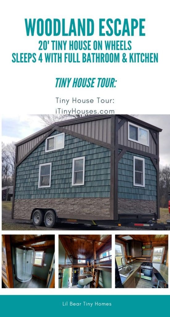 Woodland Escape Tinyhouse Collage