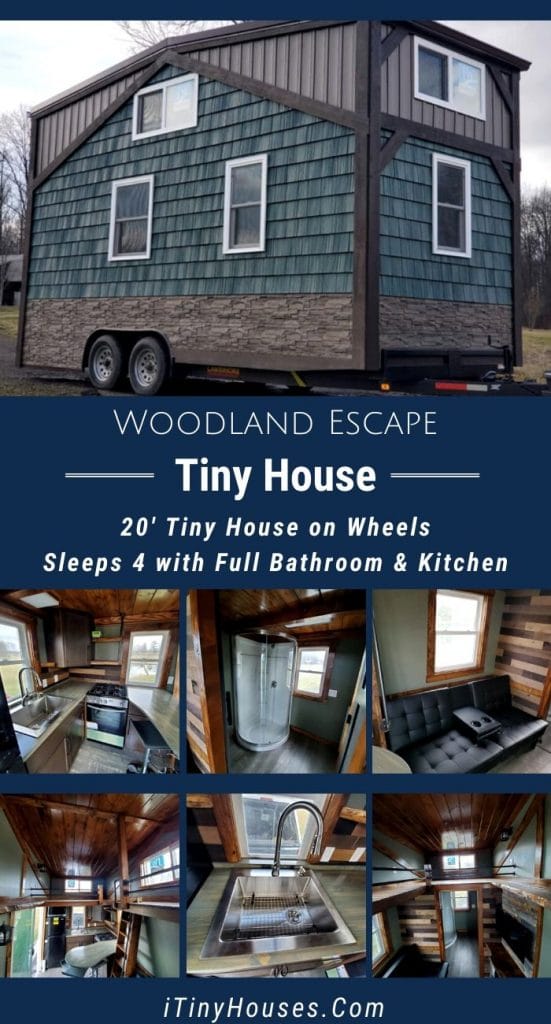 Woodland Escape Tinyhouse Collage
