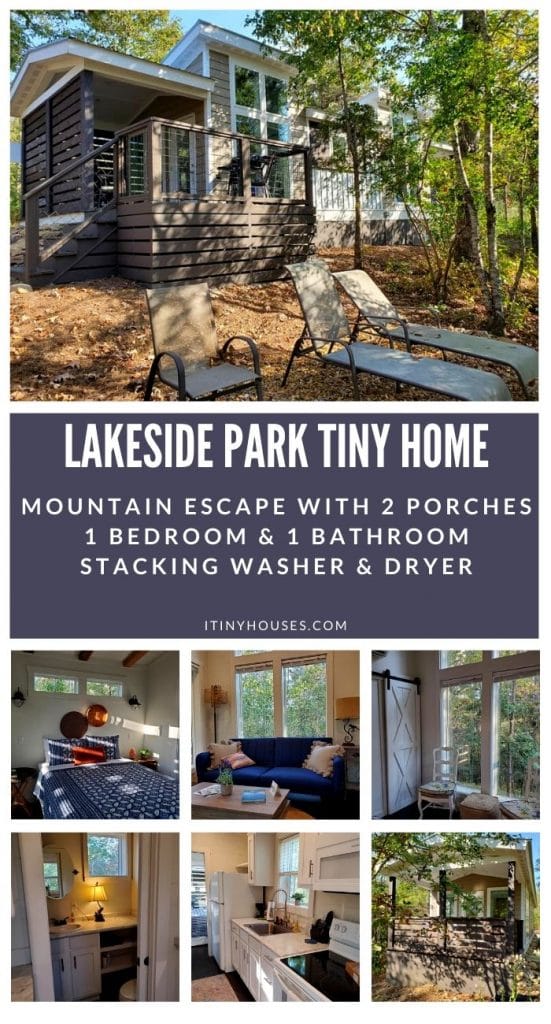 Lakeside park tiny house collage