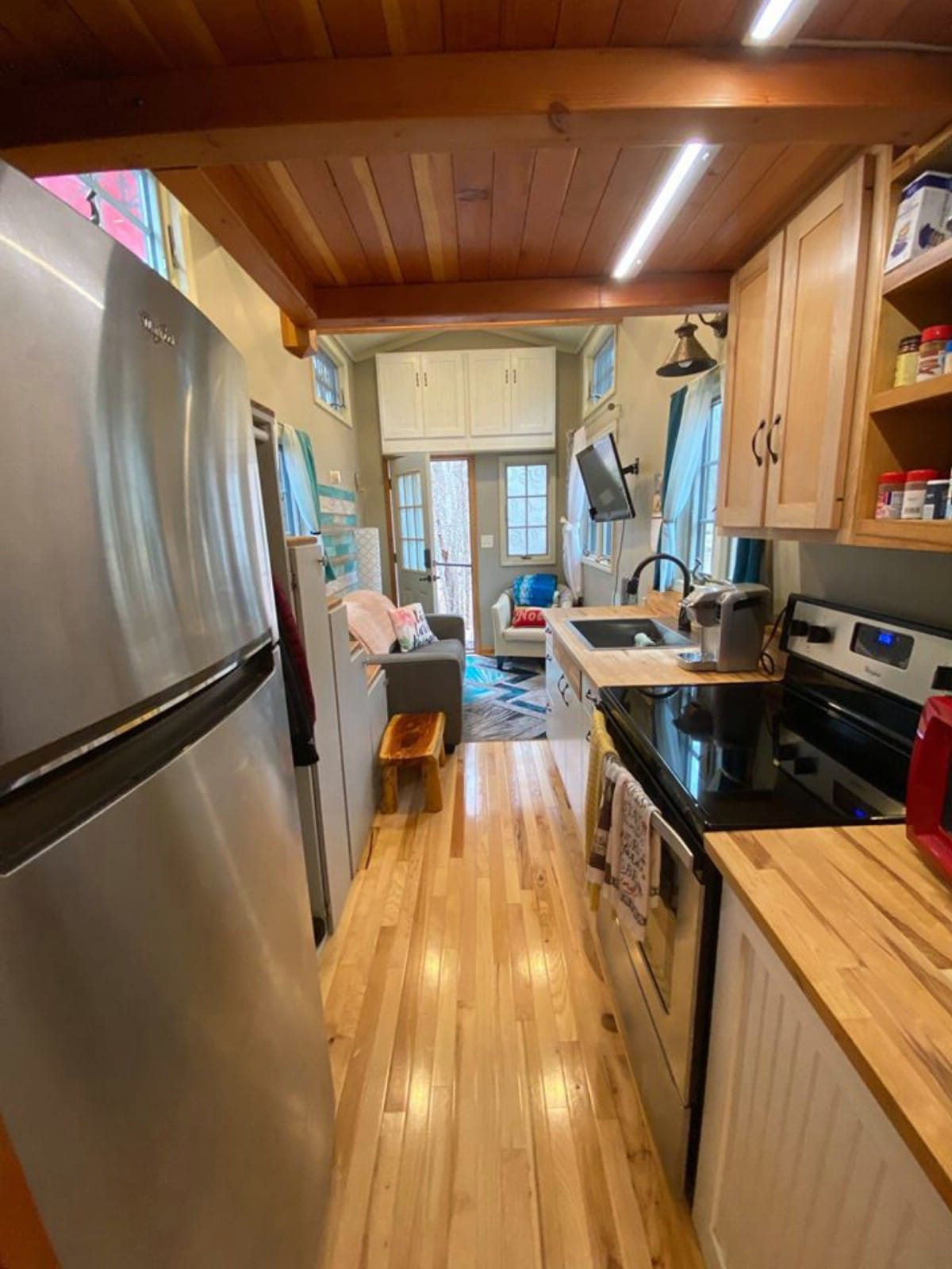 View of kitchen in tiny home
