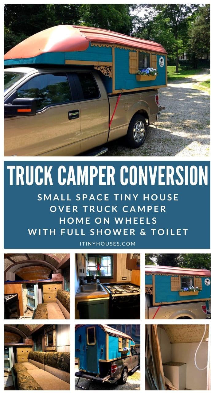 Whimsical Tiny Housetruck Camper Conversion With Full Shower Tiny Houses
