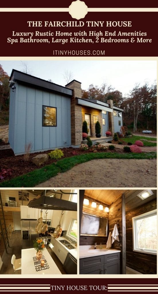 The Fairchild tiny home collage