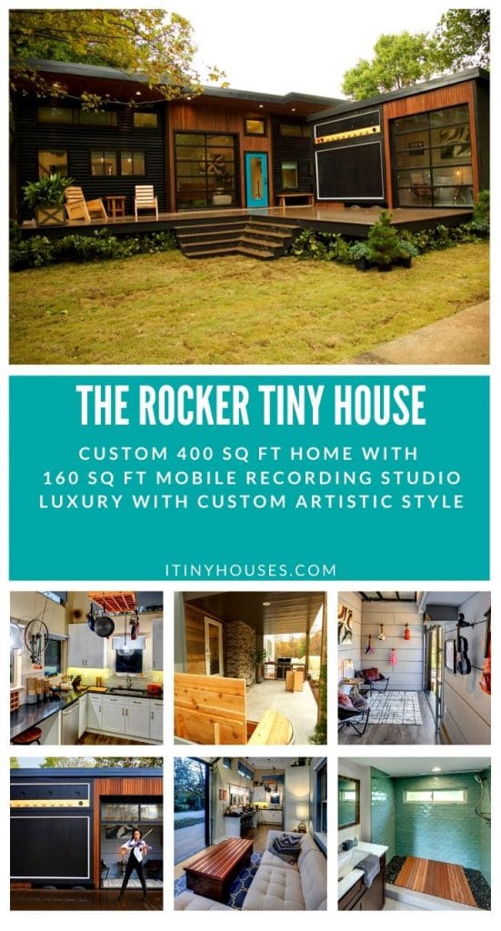 The Rocker tiny house collage