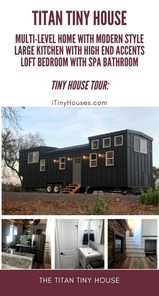 The Titan tiny house collage