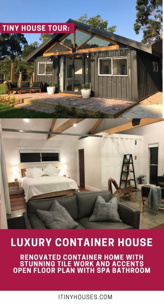Aussie container home collage