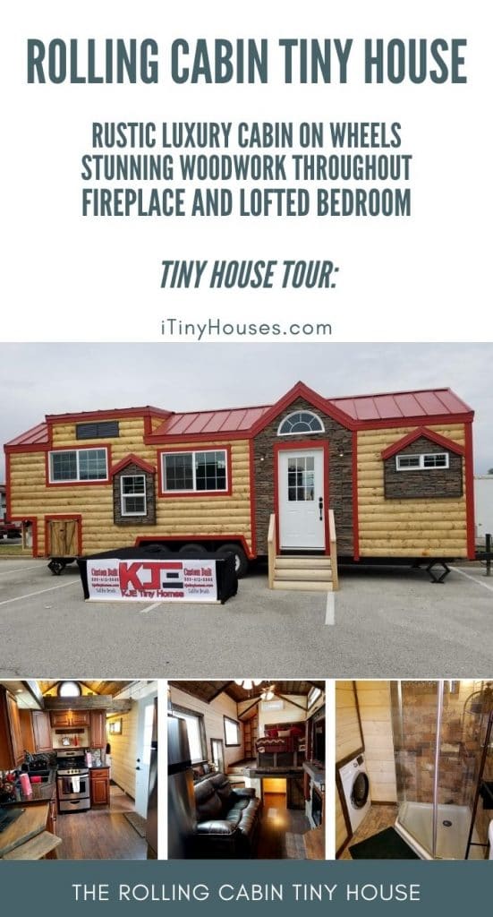 Rolling cabin tiny house collage