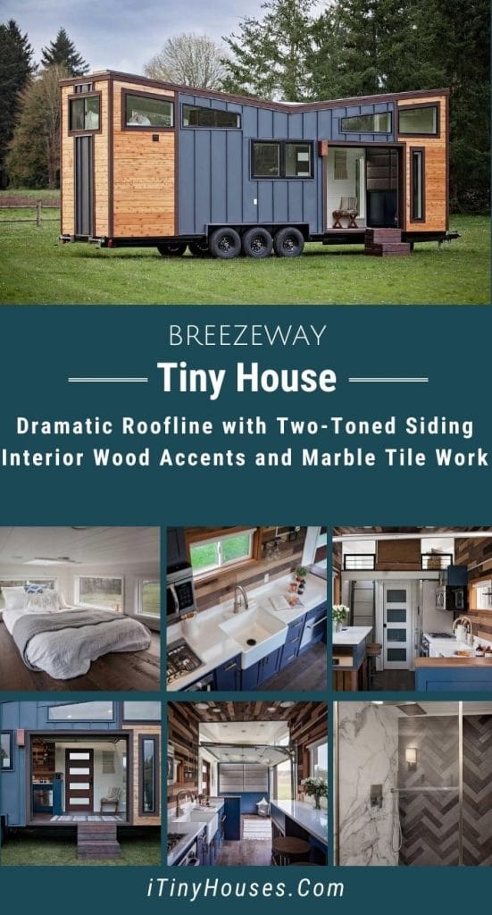 Breezeway tiny house collage