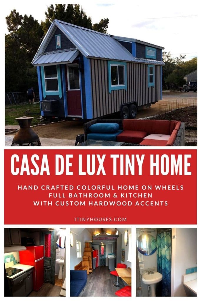 Casa de lux tiny house collage