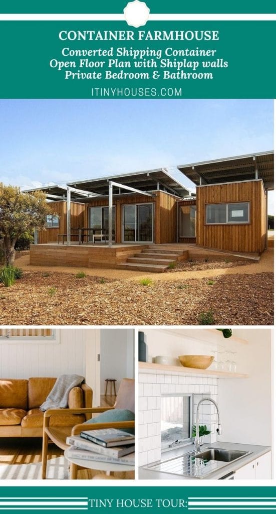 Container farmhouse collage