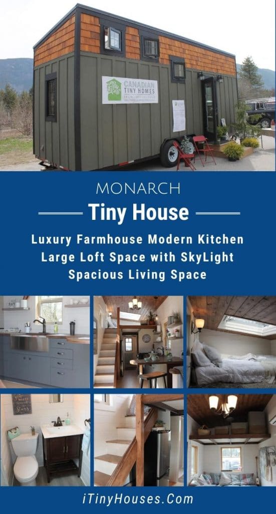 Monarch tiny house collage