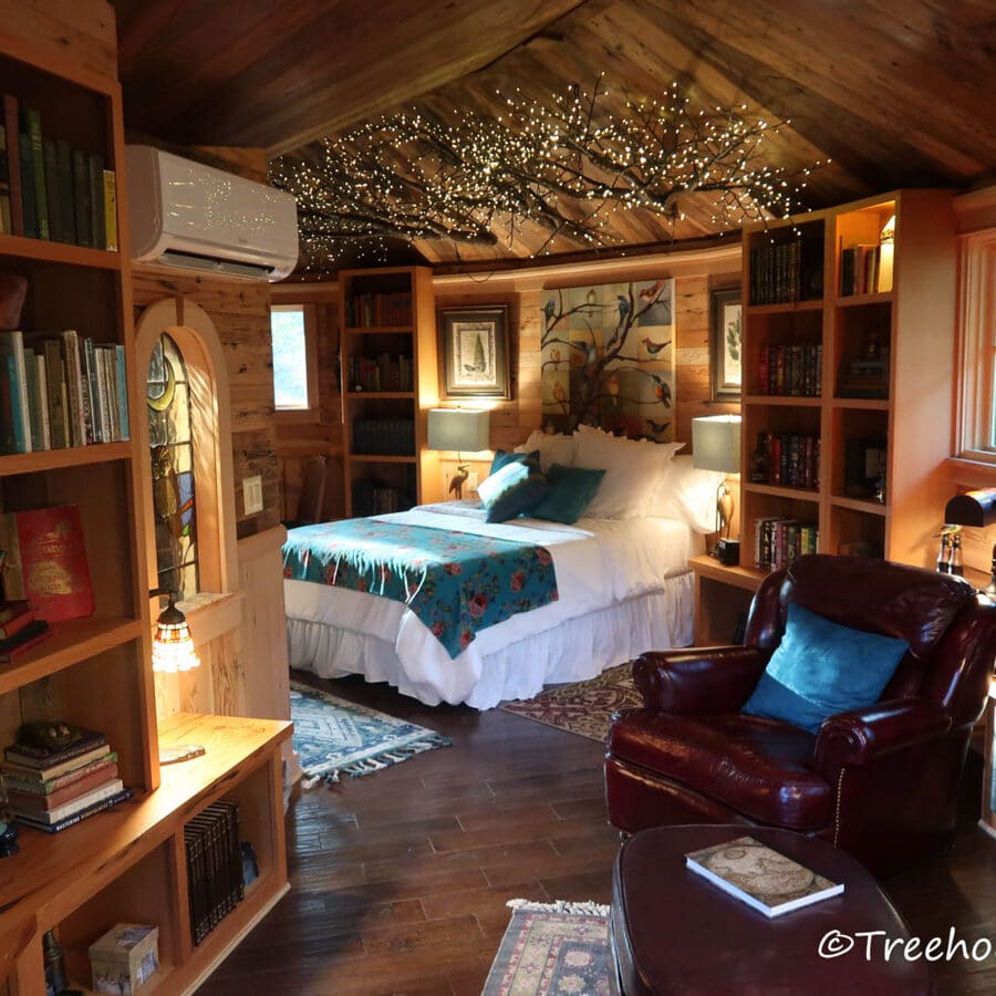 Bedroom in tiny house