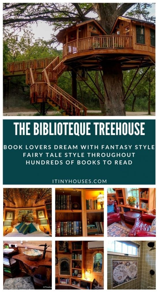 Biblioteque treehouse collage