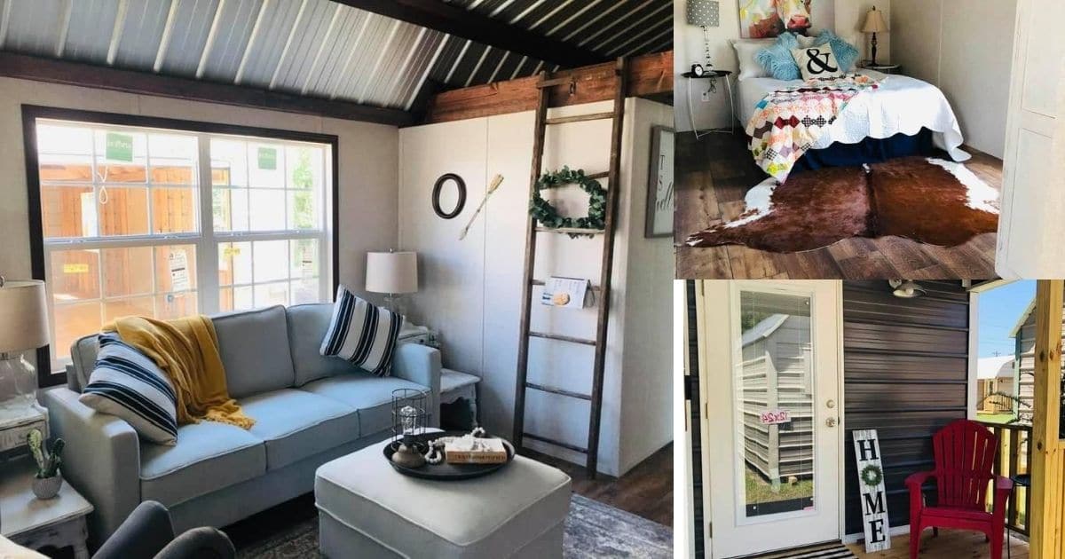 This Eclectic Shed Conversion Is The, Storage Building Turned Into Tiny Home