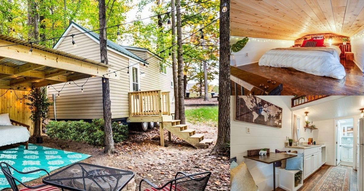 Darling Virginian Tiny Farmhouse with Homey Accents {16 Pics} - Tiny Houses