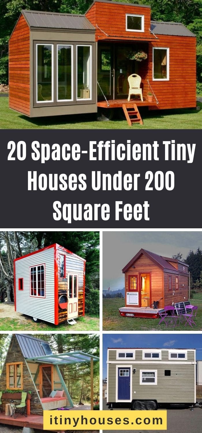 20 Space-Efficient Tiny Houses Under 200 Square Feet - Tiny Houses
