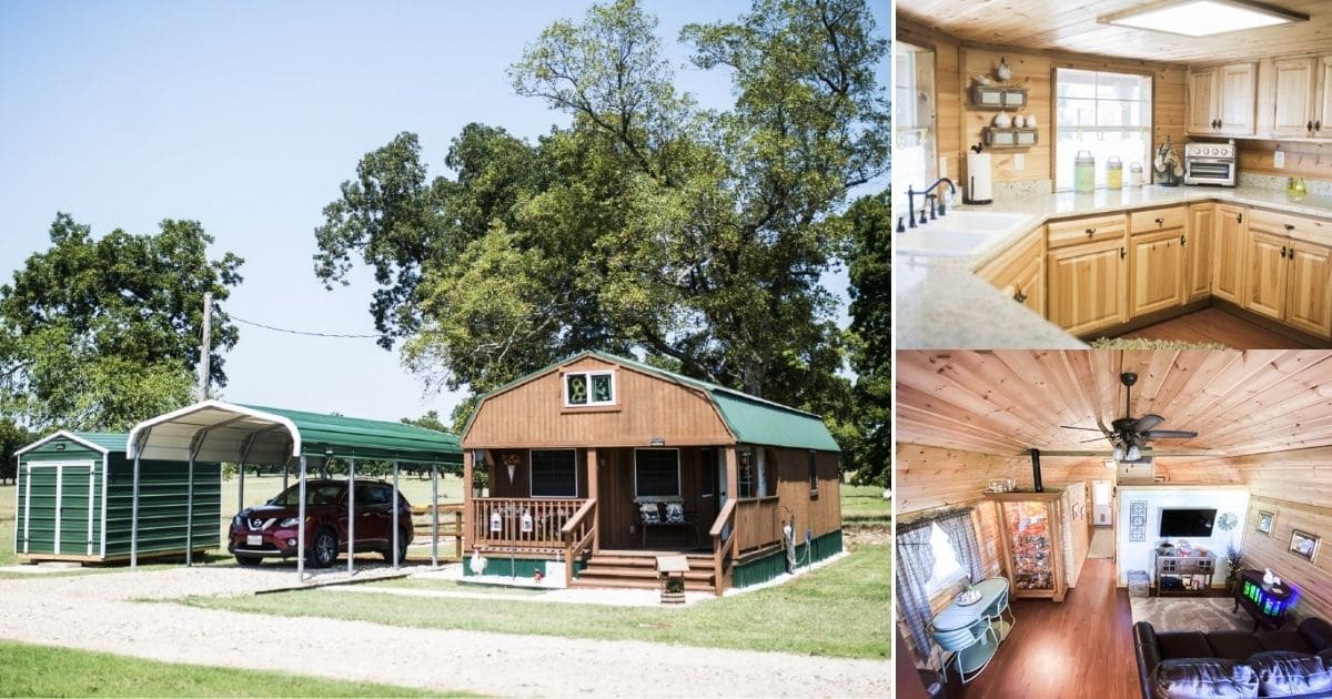 This Beautiful Tiny House Features a DIY Floor Plan and Cozy Rustic Vibes