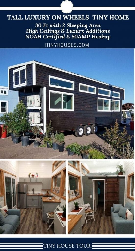 Tall tiny house collage
